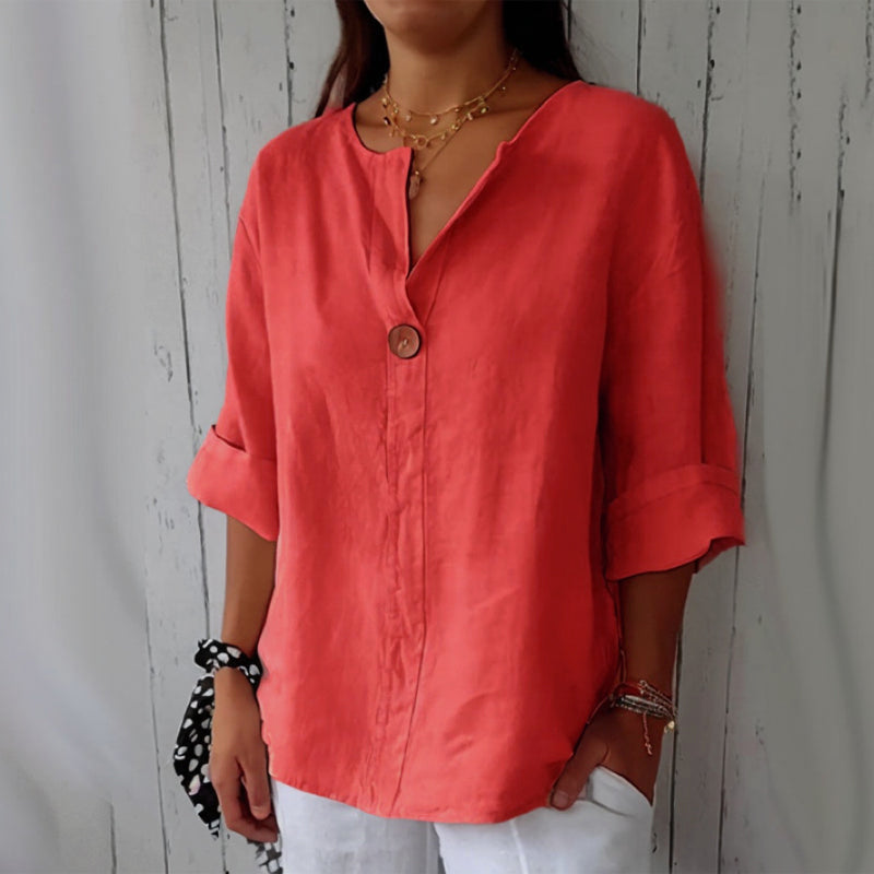 Alessia Romano Valence Linen Blouse