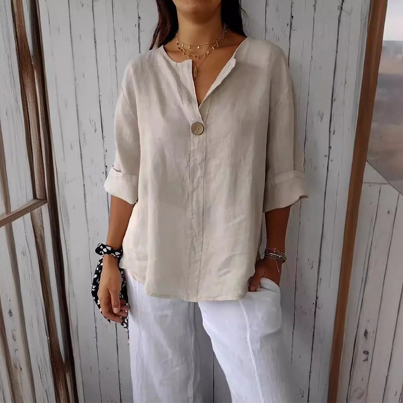 Alessia Romano Valence Linen Blouse