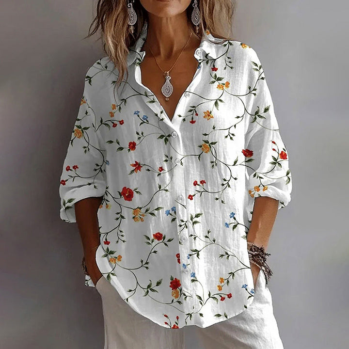 Alessia Romano Floral Button-Down Shirt