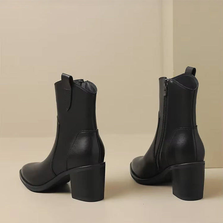 Alessia Romano Leather Ankle Boots