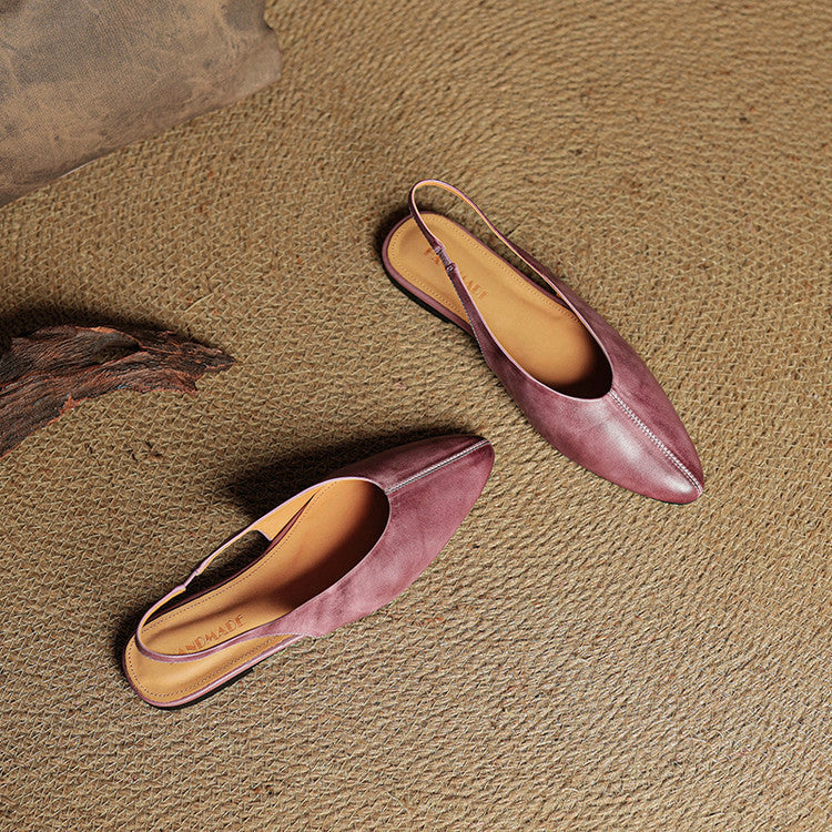 Alessia Romano Pointed Slingback Flats