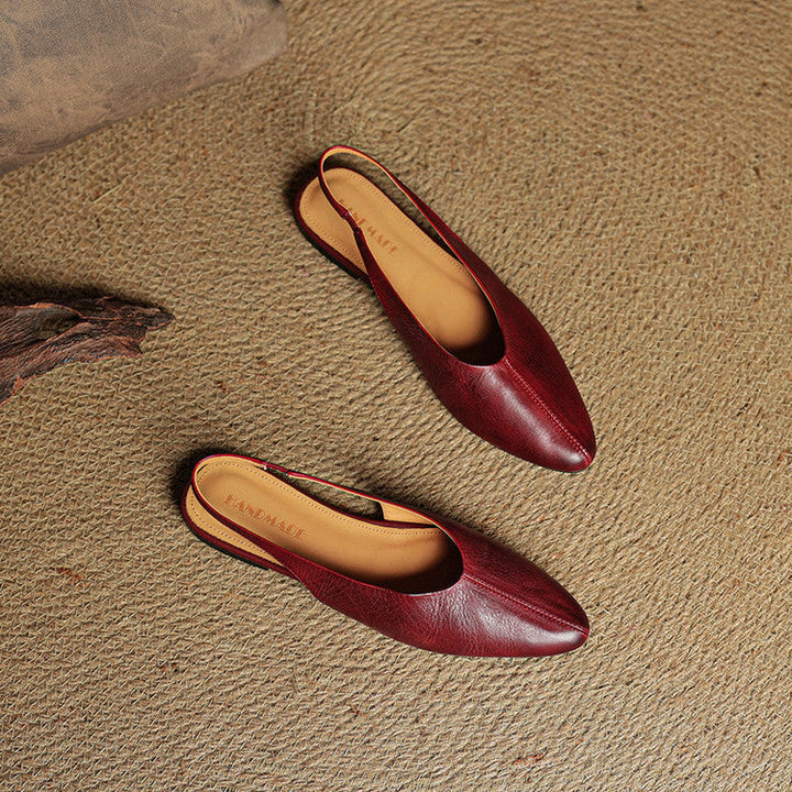 Alessia Romano Pointed Slingback Flats