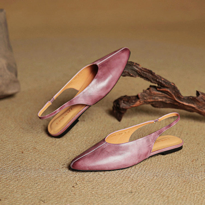 Alessia Romano Pointed Slingback Flats