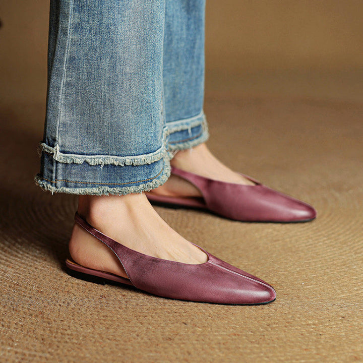 Alessia Romano Pointed Slingback Flats