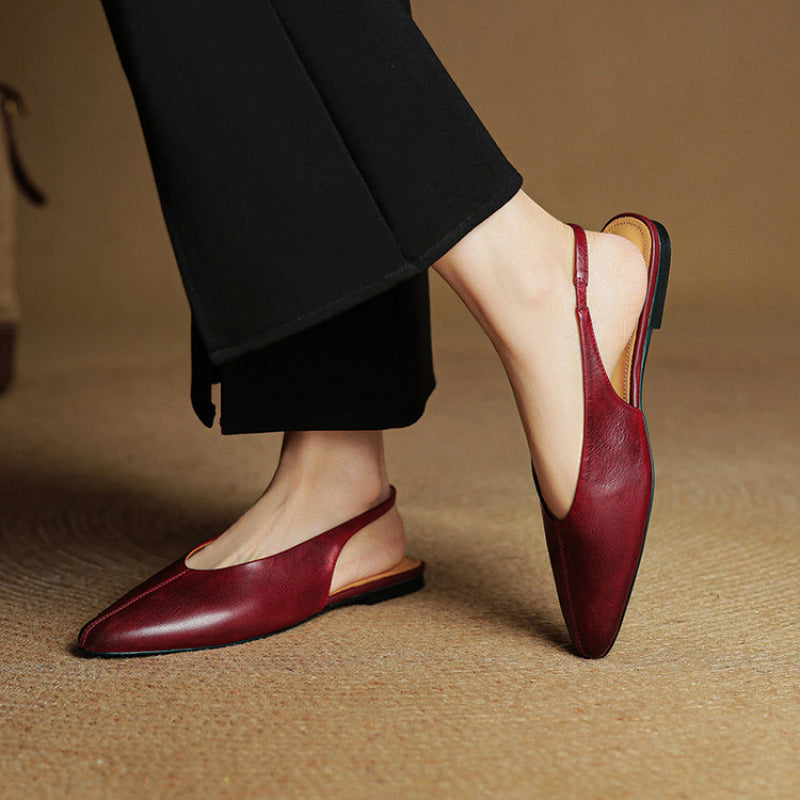 Alessia Romano Pointed Slingback Flats