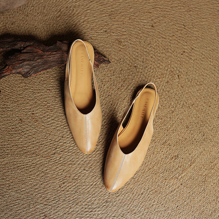 Alessia Romano Pointed Slingback Flats