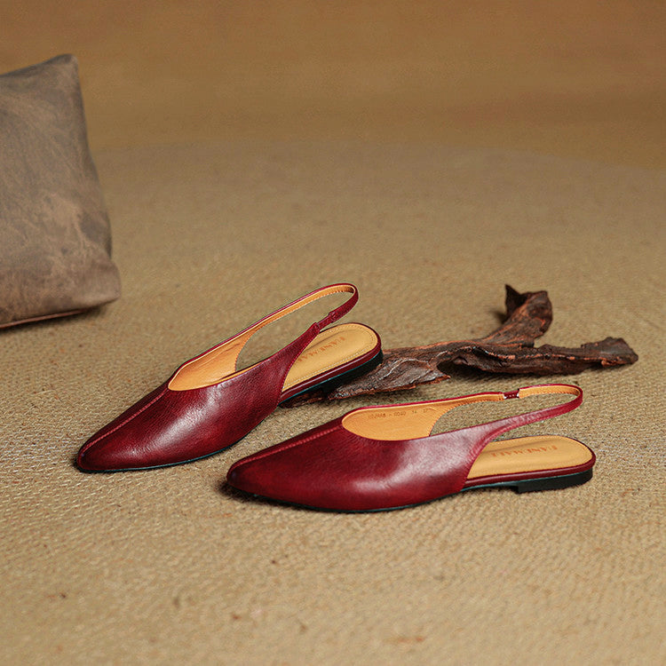 Alessia Romano Pointed Slingback Flats