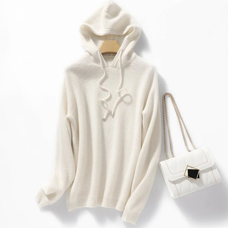 Alessia Romano Relaxed Ribbed Hoodie