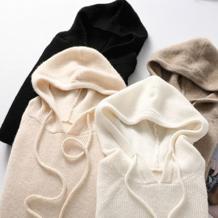 Alessia Romano Relaxed Ribbed Hoodie
