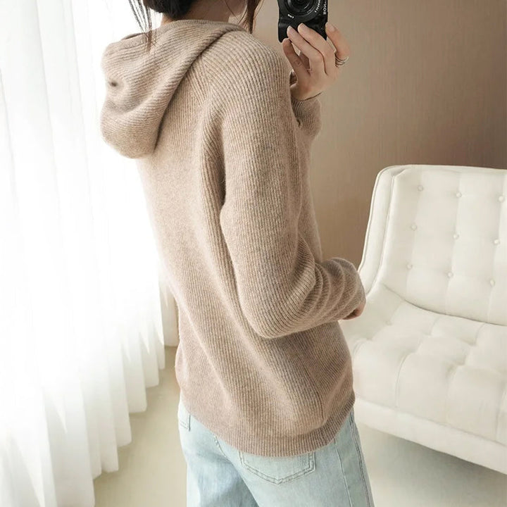 Alessia Romano Relaxed Ribbed Hoodie
