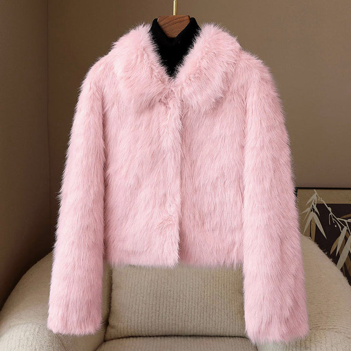 Alessia Romano Short Faux Fur Coat