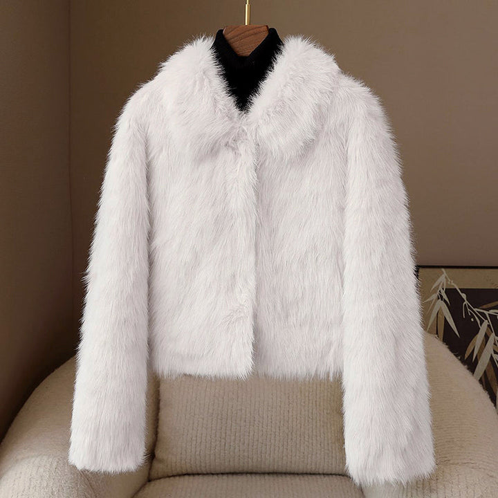Alessia Romano Short Faux Fur Coat