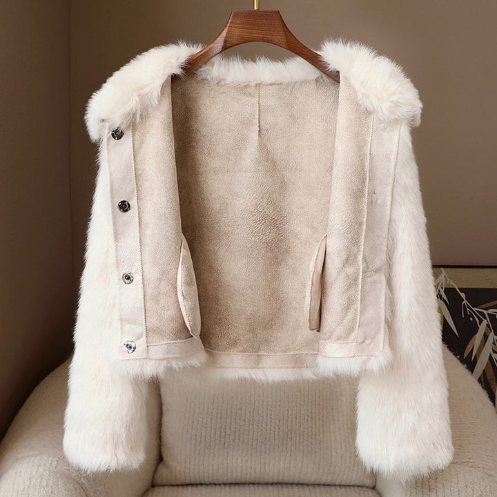 Alessia Romano Short Faux Fur Coat