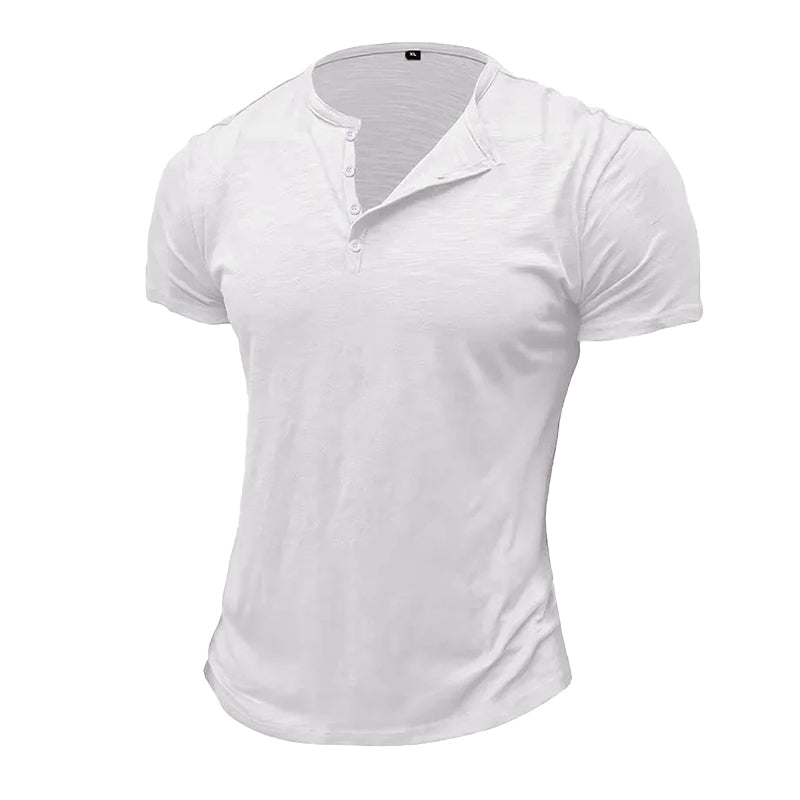 Alexander Heliot Cotton Henley T-Shirt
