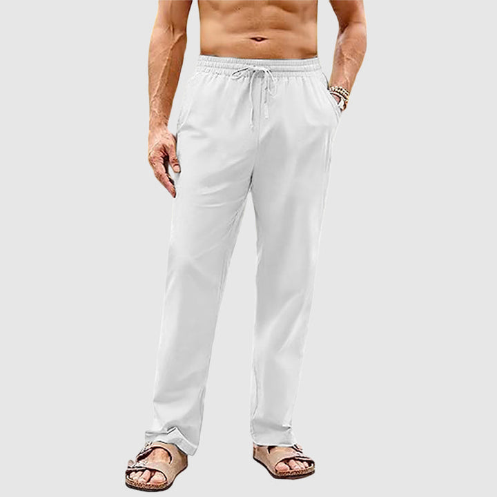 Alexander Heliot Drawstring Straight-Leg Pants