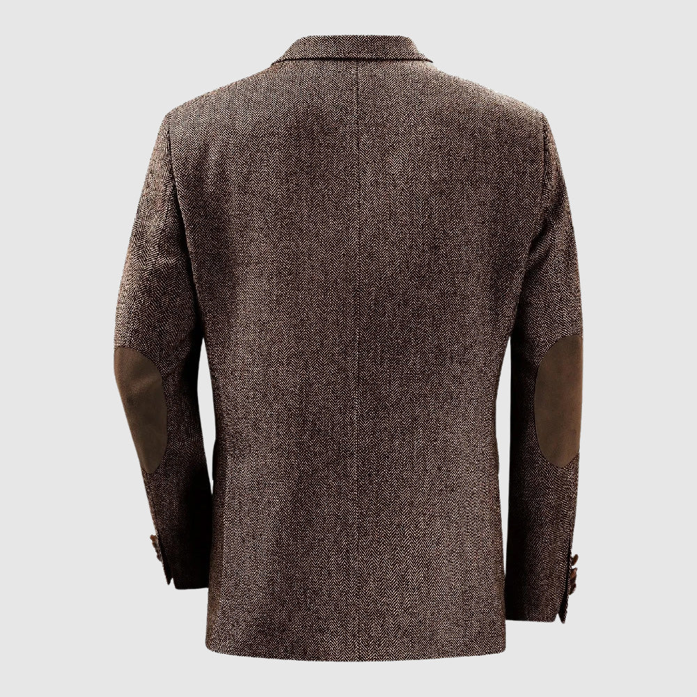 Alexander Heliot Herringbone Tailored Blazer