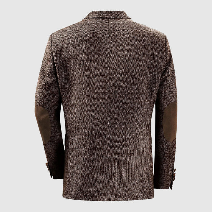 Alexander Heliot Herringbone Tailored Blazer