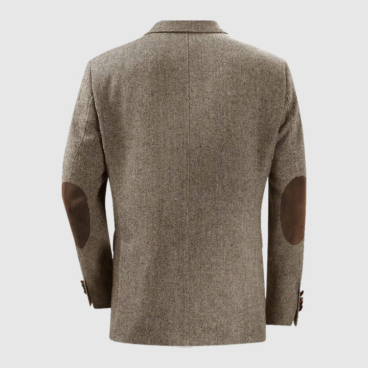 Alexander Heliot Herringbone Tailored Blazer