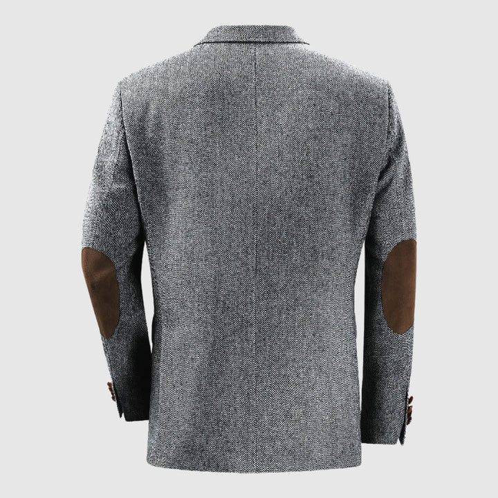 Alexander Heliot Herringbone Tailored Blazer