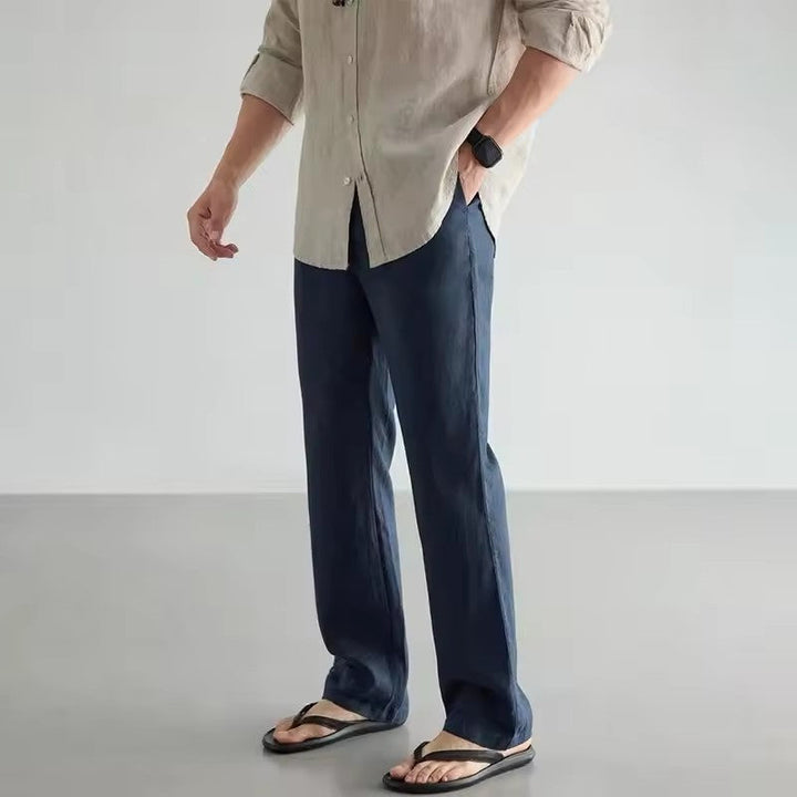 Alexander Heliot Relaxed Fit Linen Pants