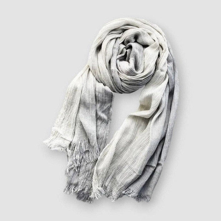 Briarwood Contrast Textured Fringe Scarf