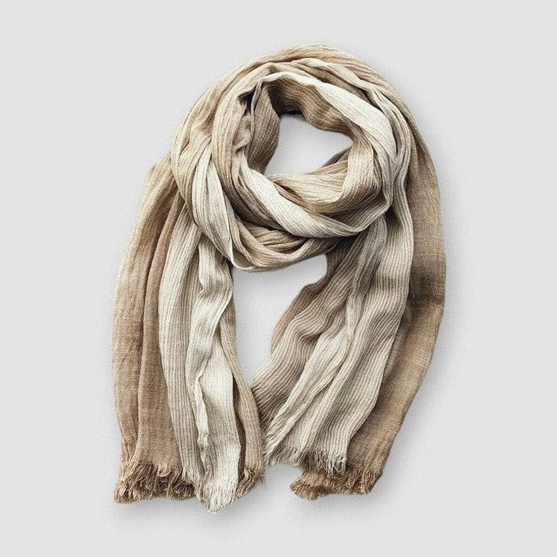 Briarwood Contrast Textured Fringe Scarf