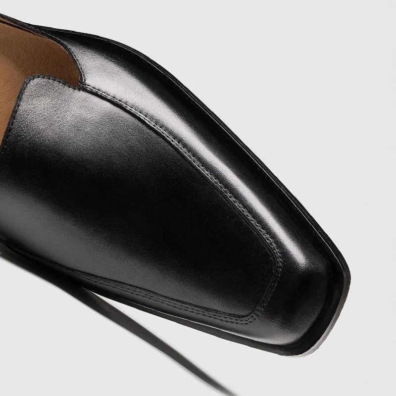 Davide Costa Black Leather Sandals