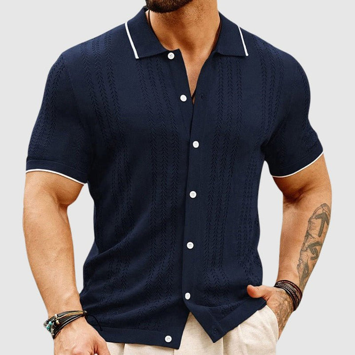 Davide Costa Knitted Polo Shirt