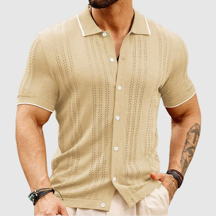 Davide Costa Knitted Polo Shirt
