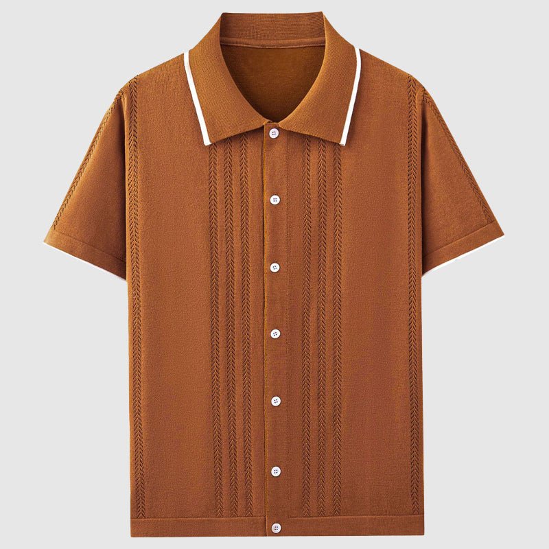 Davide Costa Knitted Polo Shirt