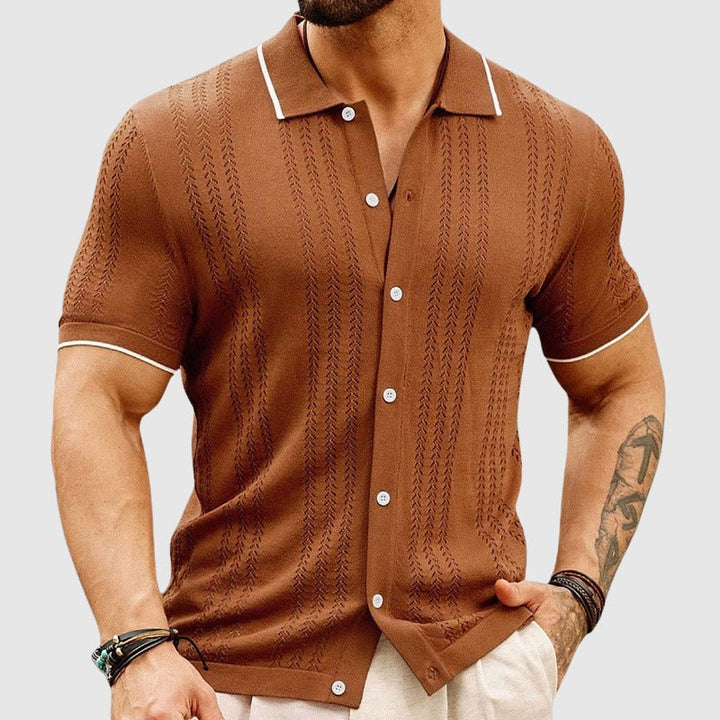 Davide Costa Knitted Polo Shirt