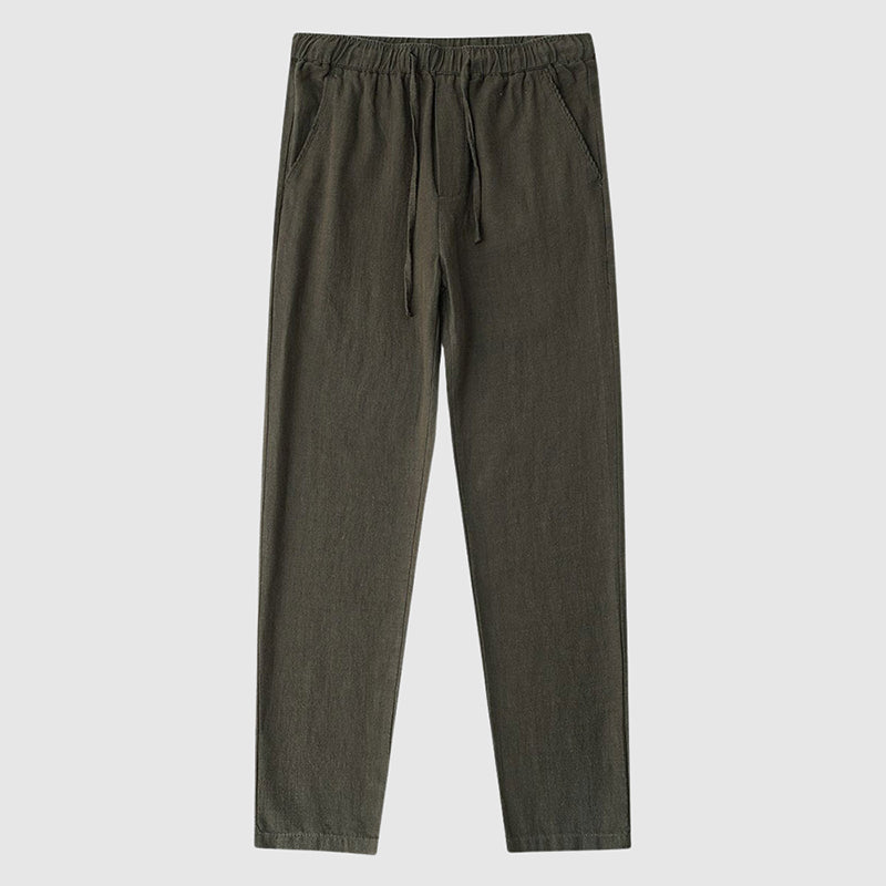 Davide Costa Ankle-Length Linen Pants
