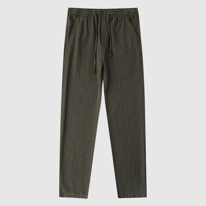 Davide Costa Ankle-Length Linen Pants