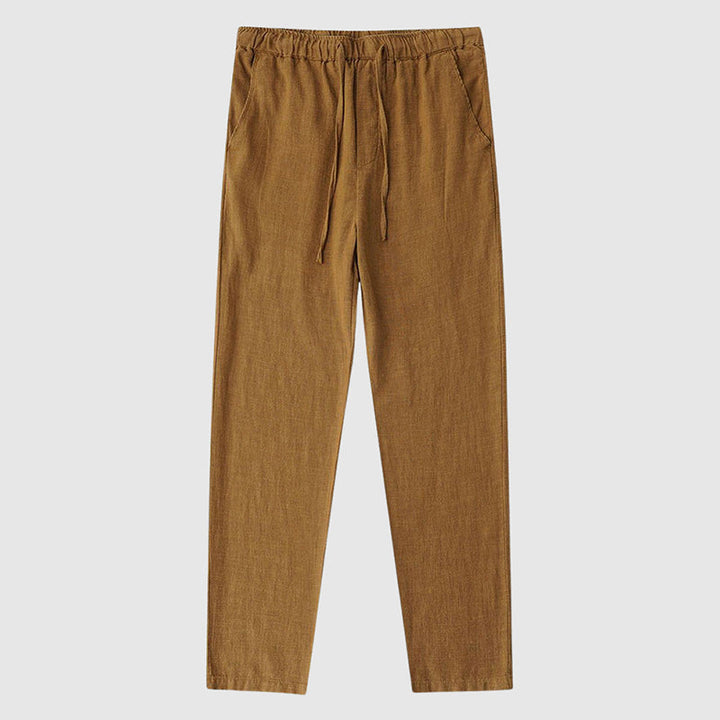 Davide Costa Ankle-Length Linen Pants