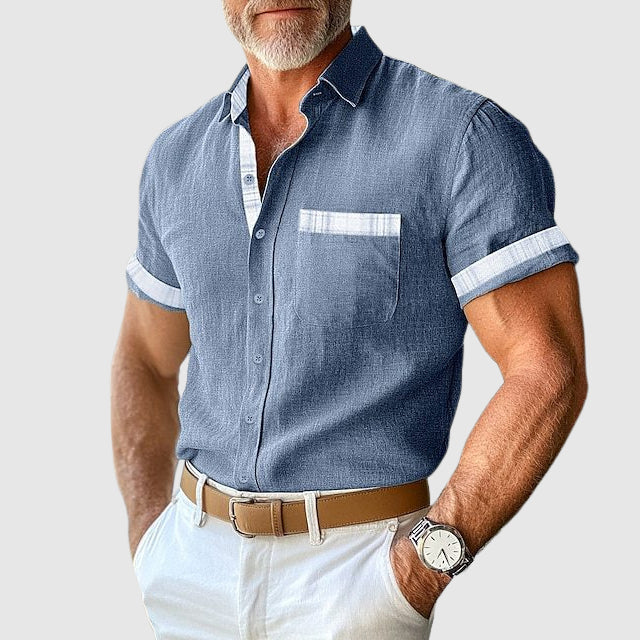 Davide Costa Azure Riviera Shirt