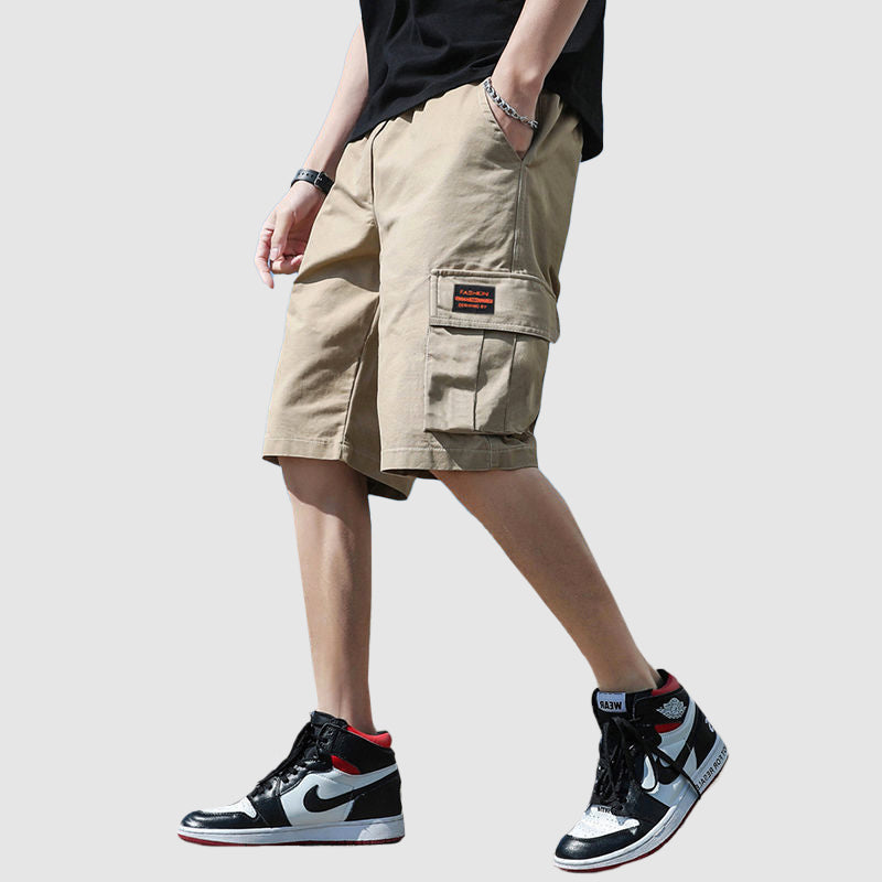 Davide Costa Cotton Knee-Length Cargo Shorts