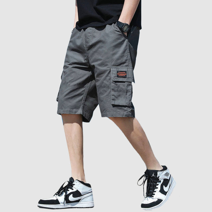 Davide Costa Cotton Knee-Length Cargo Shorts