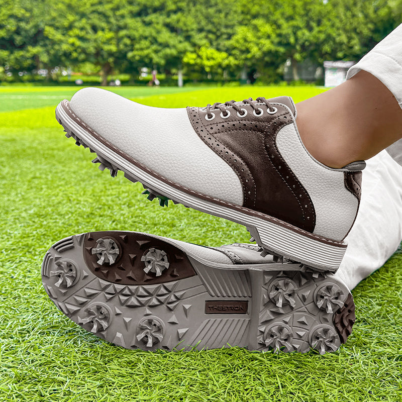 Davide Costa Golf Shoes with Traction Outsole