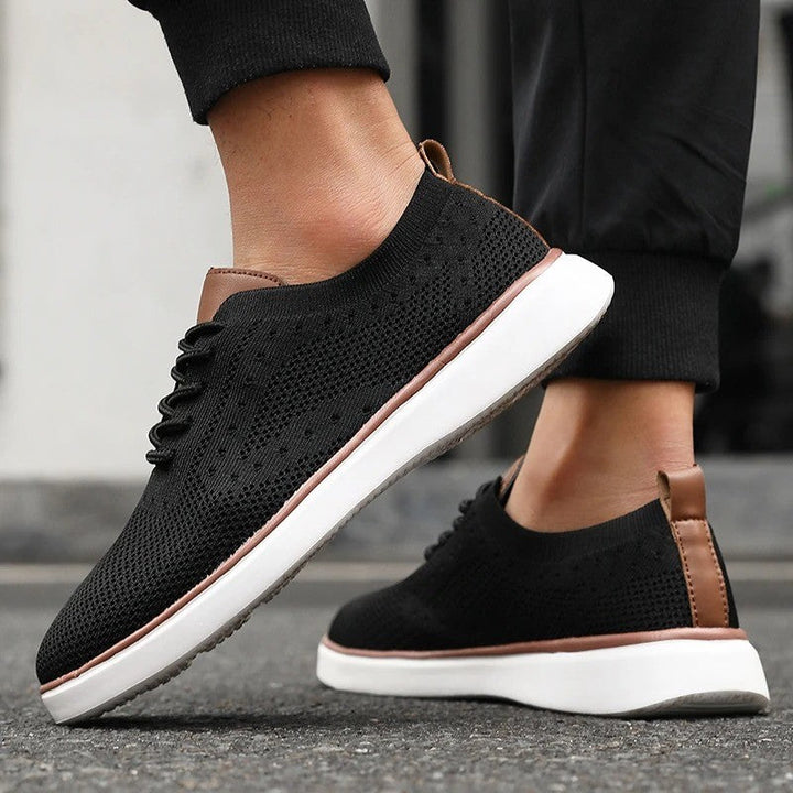 Davide Costa Lace-Up Mesh Sneakers
