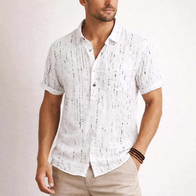 Davide Costa Printed Short Sleeve Shirt