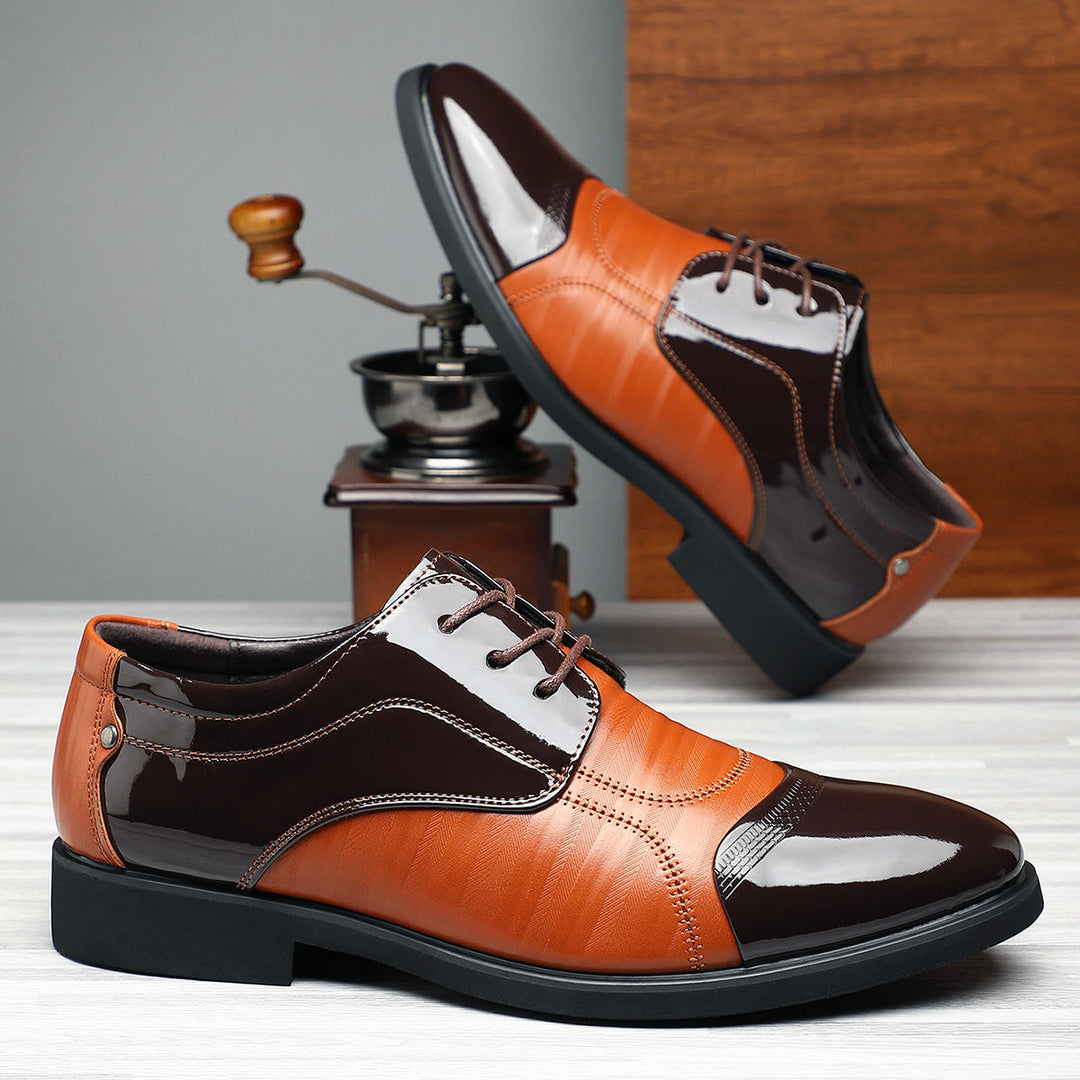 Davide Costa Two-Tone Oxford Dress Shoes