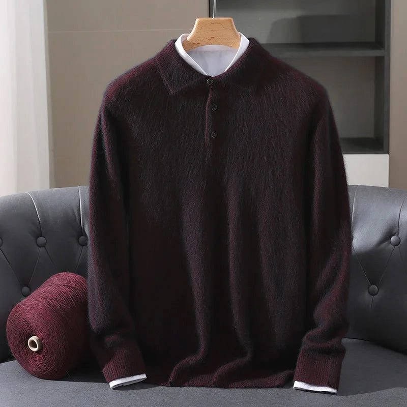 Davide Costa Cashmere Polo Sweater