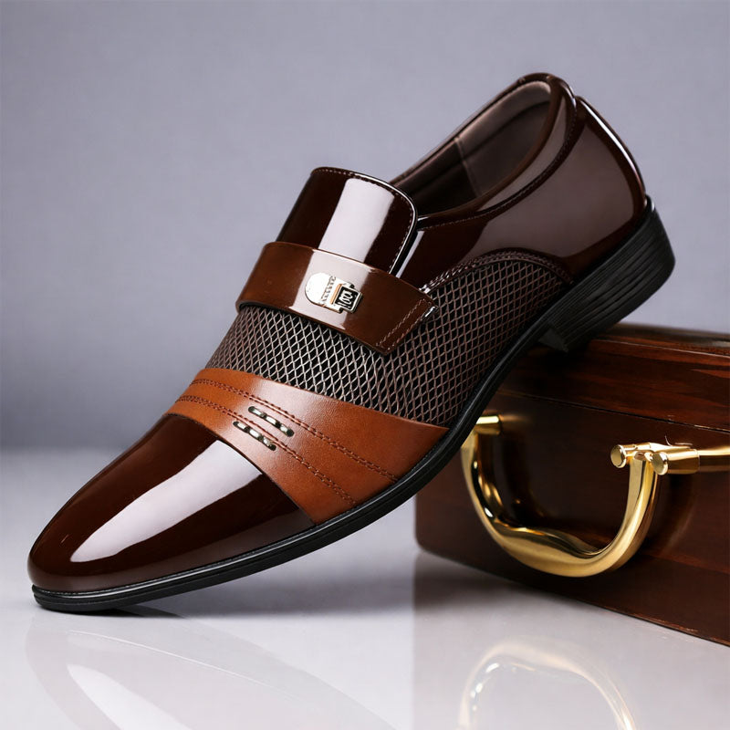 Davide Costa Glossy Finish Dress Shoes