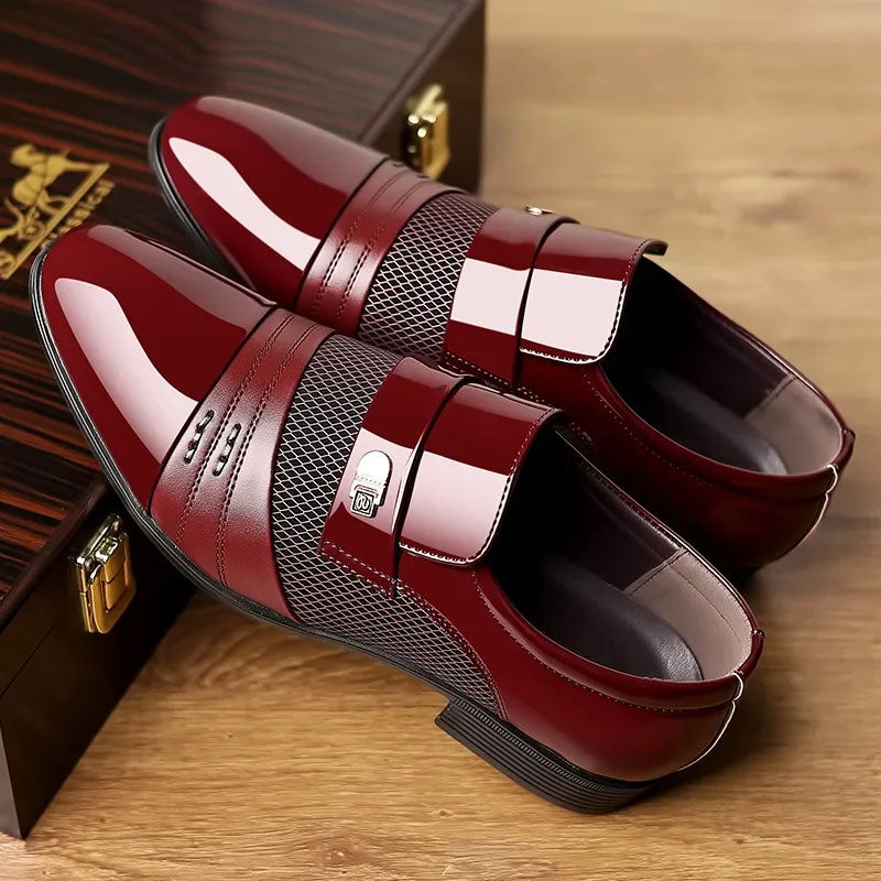 Davide Costa Glossy Finish Dress Shoes