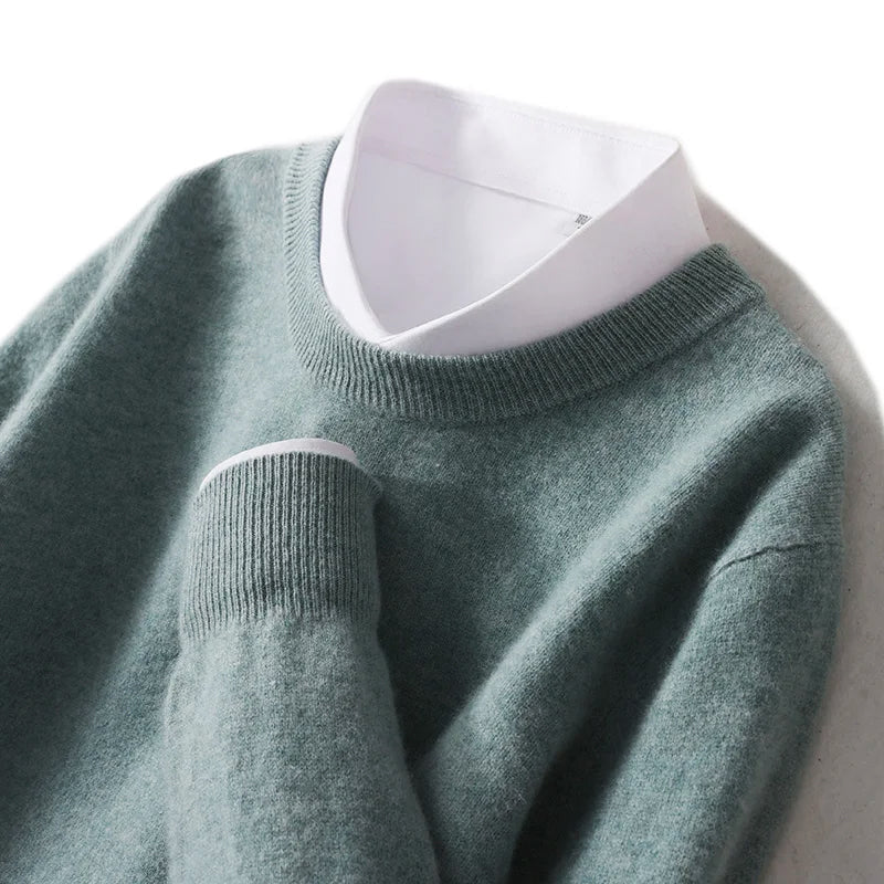 Davide Costa Woolen Crew Neck Sweater