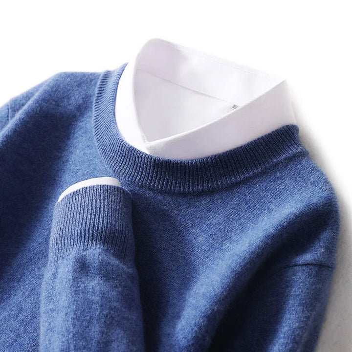 Davide Costa Woolen Crew Neck Sweater