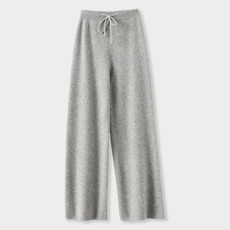 Elena Romano Cashmere Wide-Leg Pants