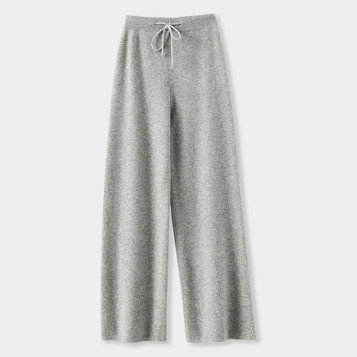 Elena Romano Cashmere Wide-Leg Pants