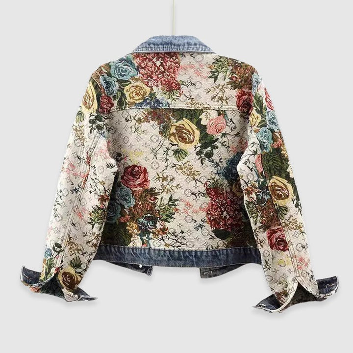 Giulia Bellini Blossom Denim Jacket