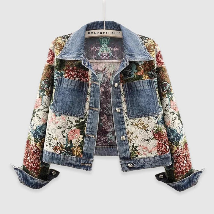 Giulia Bellini Blossom Denim Jacket